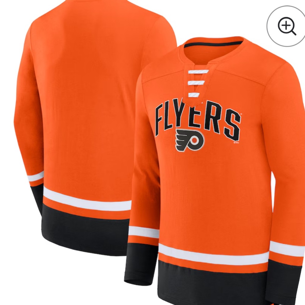 Fanatics Orange and Black NHL Jersey